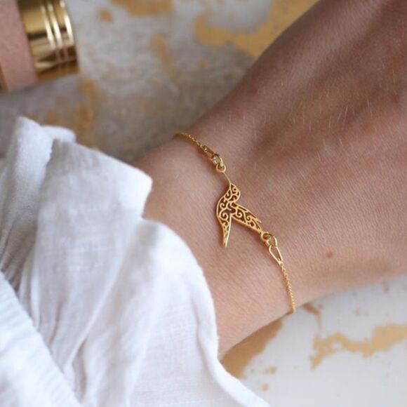 💕💕JUST IN💕💕Mother BRACELET Bird Bracelet Golden Adjustable Bracelet Ornate - Picture 6 of 7